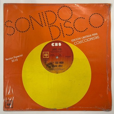 JANIS IAN - FLY TOO HIGH/NIGHT RAINS - 1979 MEXICAN 12'' SINGLE PROMO RED VINYL