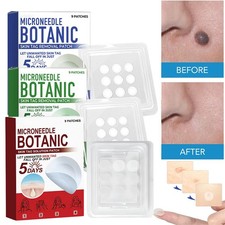 MICRONEEDLE BOTANIC Skin Tag  Acne Patch Skin Tag Remover Patches 9Pcs HOT 2026