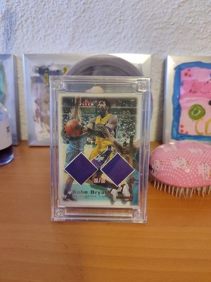 Kobe Bryant Jersey Fusion Fleer Triple Crown Game Worn Dual Patch 95/99