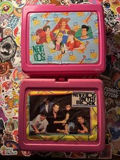 Vintage 2x 1990 New Kids On The Block NKOTB Plastic Lunch Box NO THERMOS