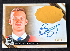 2018-19 UD The Cup Brady Tkachuk ROOKIE Class of 2019 AUTO /75 Senators