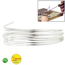 Silver Solder Wire MEDIUM FLOW 20ga 70 1 Ft Jewelry Making Soldering Repair