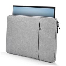 Portable Monitor Case Sleeve Compatible with Most Large 18.5 Inch Light Grey