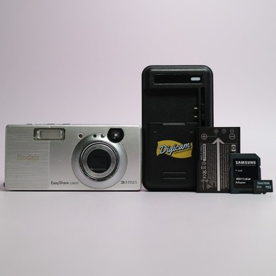 Kodak Digital Camera EasyShare LS633 3.1MP Silver Tested Full Working Set