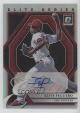 2022 Donruss Optic The Elite Series Signatures Holo Prizm Elvis Peguero Auto lb9