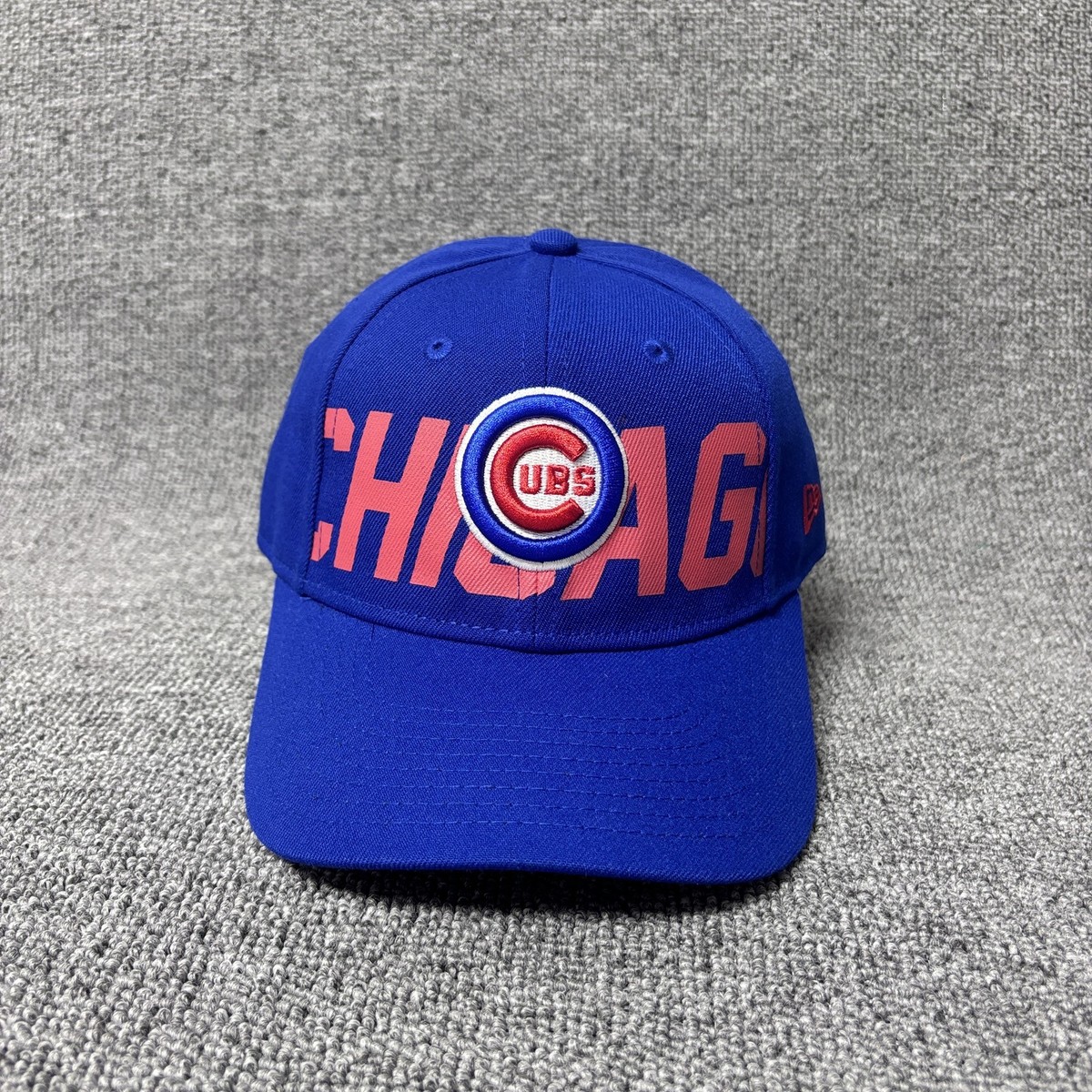 New Era 9TWENTY Chicago Cubs MLB Hat Royal Blue Red Underbrim Snapback Cap