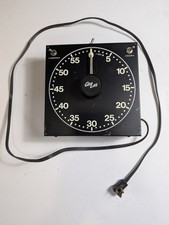 Vintage GraLab Model 300 Analog Darkroom Timer Black - Tested Working