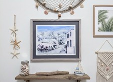 C. Holding - Featherbed Alley St George’s Bermuda - Framed Print - 17.5” x 21.5”