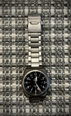 BOLDR Venture 38mm Titanium Automatic Field Watch Carbon Black W/Titanium Strap