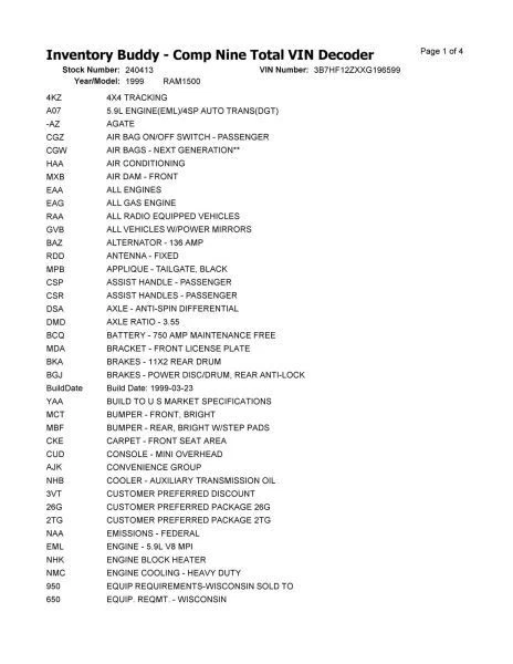 Windshield Glass Fits 94-99 DODGE 1500 PICKUP 3592077 Foto 4 de 4