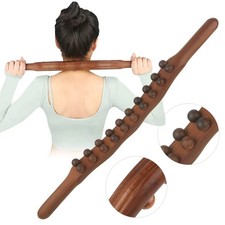 Wood Therapy Lymphatic Drainage Massage Roller Stick Tools, Myofascial Releas...