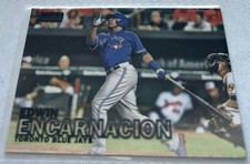2016 Topps Stadium Club Baseball Edwin Encarnacion Toronto Blue Jays Black Foil