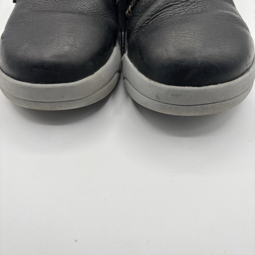 Clarks Driftway Mid Chukka Boots Shoes Men’s 9 Black Leather Casual Comfort - Picture 4 of 9