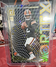 2025 Panini Donruss Shedeur Sanders Vortex Insert #2 Rookie Browns Card