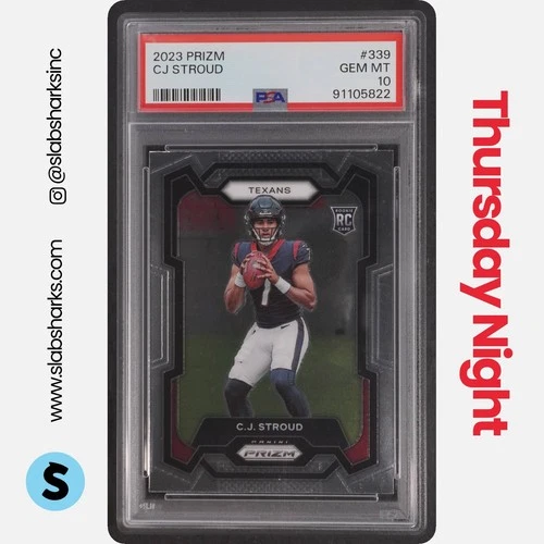 2023 PANINI PRIZM #339 C.J. STROUD RC ROOKIE PSA 10