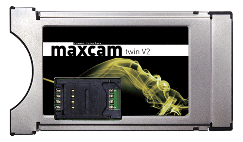 Maxcam Twin V2 HD plus HD+ CI CI+ Sky Modul V14 V13 S02 HD01 HD02 V23 G02 G09