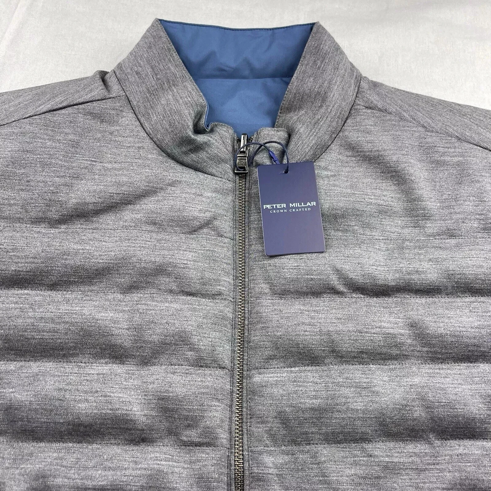 Peter Millar Crown Crafted XL Excursionist Flex Wool Reversible Jacket Vest $695