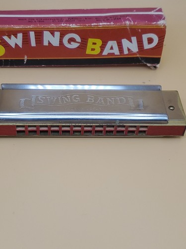 Vtg Swing Band Harmonica 1974 Chadwick Miller Original Box G Cold War Era 91896 - Imagen 2 de 6