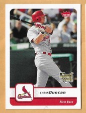 CHRIS DUNCAN ST. LOUIS CARDINALS #89 - FLEER NM-MT 2006