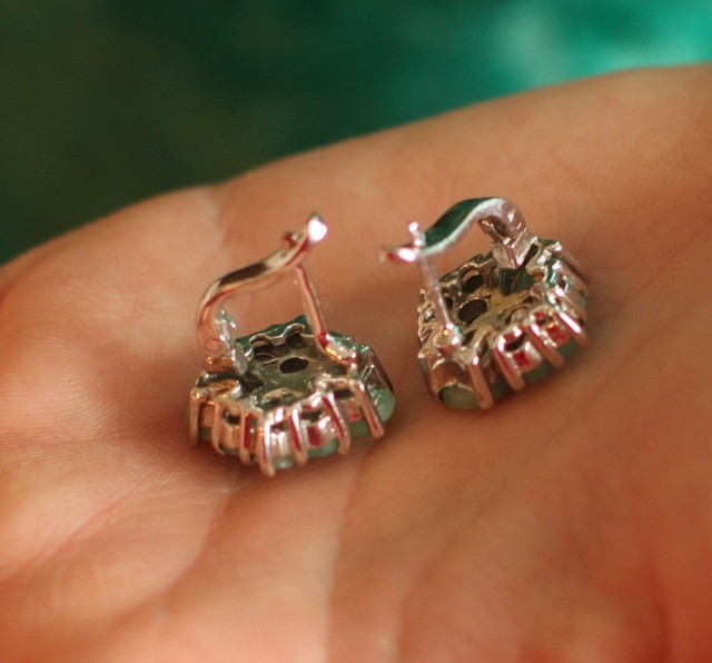 KATE SPADE LEMON TART STARFISH STUD EARRINGS & SEMI PRECIOUS STONE