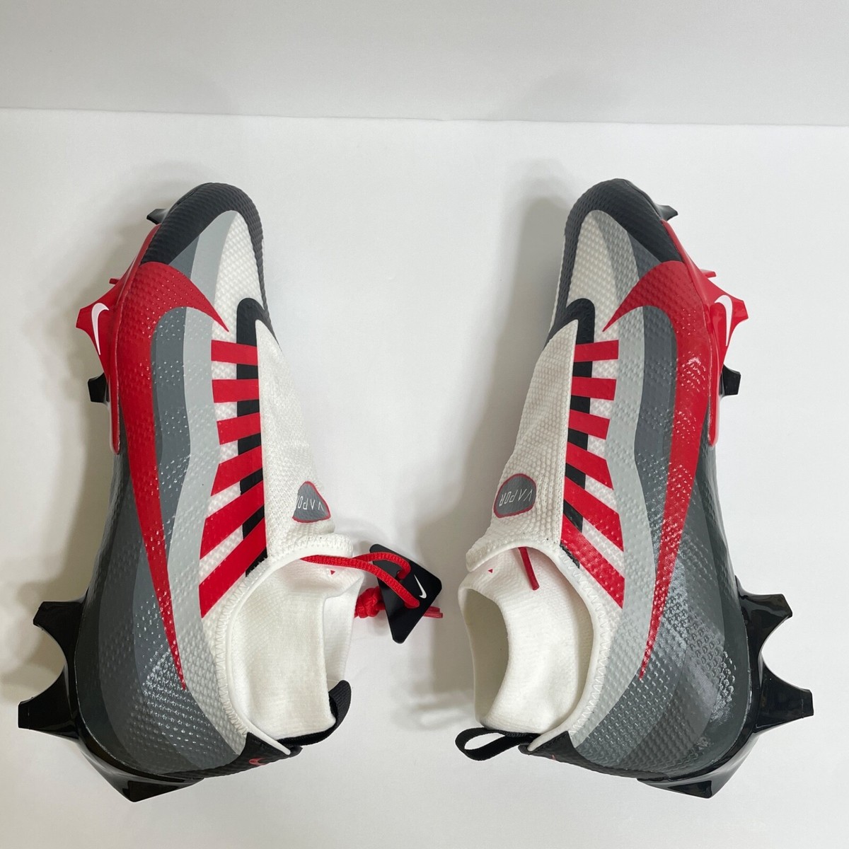 Nike Vapor Edge Pro 360 Football Cleats DV0778-002 Black University Red Nike Vapor Edge 360 Pro Black Red Football Cleats Men main image 3