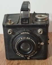 Vintage Kodak Film Box Photo Camera Flash Brownie Made In USA SIX 20 Untested