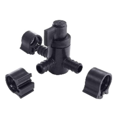 Flair-It 30914 PEXLock Plastic Center Drain Valve 1/2 x 1/2 x 1/2 PEX Dia. in.