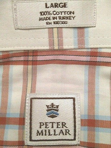 Peter Millar. Talla: Grande. 100 % algodón. Manga larga. Botón abajo. Envío gratuito. - Imagen 8 de 10