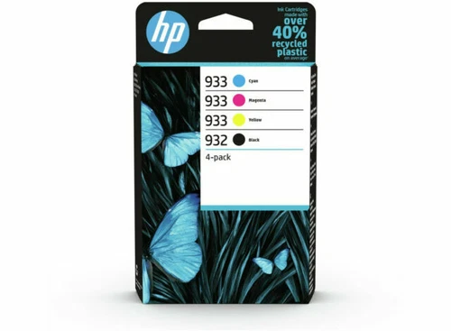 HP 932/933 Multipack de Cartouches d'Encre Noir/Cyan/Magenta/Jaune (6ZC71AE)