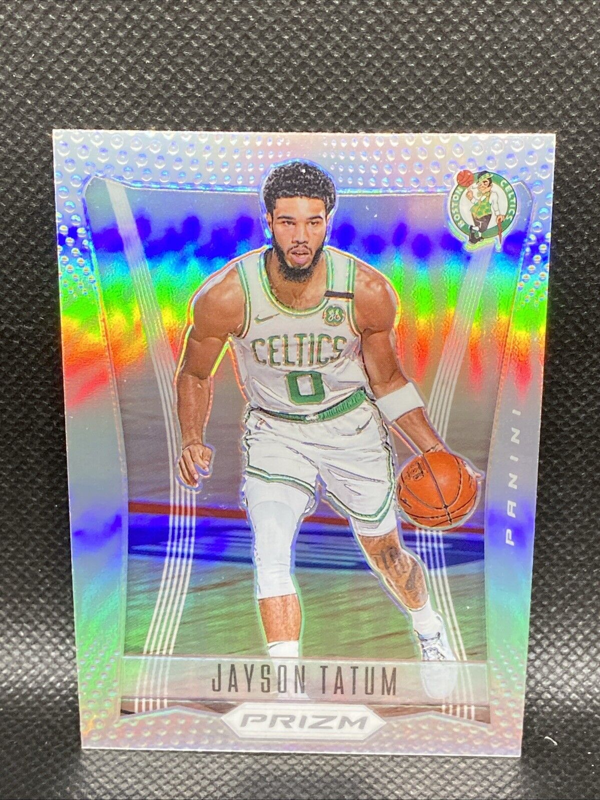 JAYSON TATUM 2020-21 PANINI PRIZM FLASHBACK SILVER  PRIZM #9 SSP