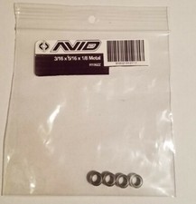 Avid Metal Ball Bearings 3/16x5/16x1/8 Rc Bearings 4 pcs R156ZZ