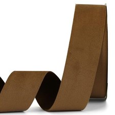 Brown Velvet Ribbon 2 inch x 20 Yards Double Faced Christmas Wedding Gift