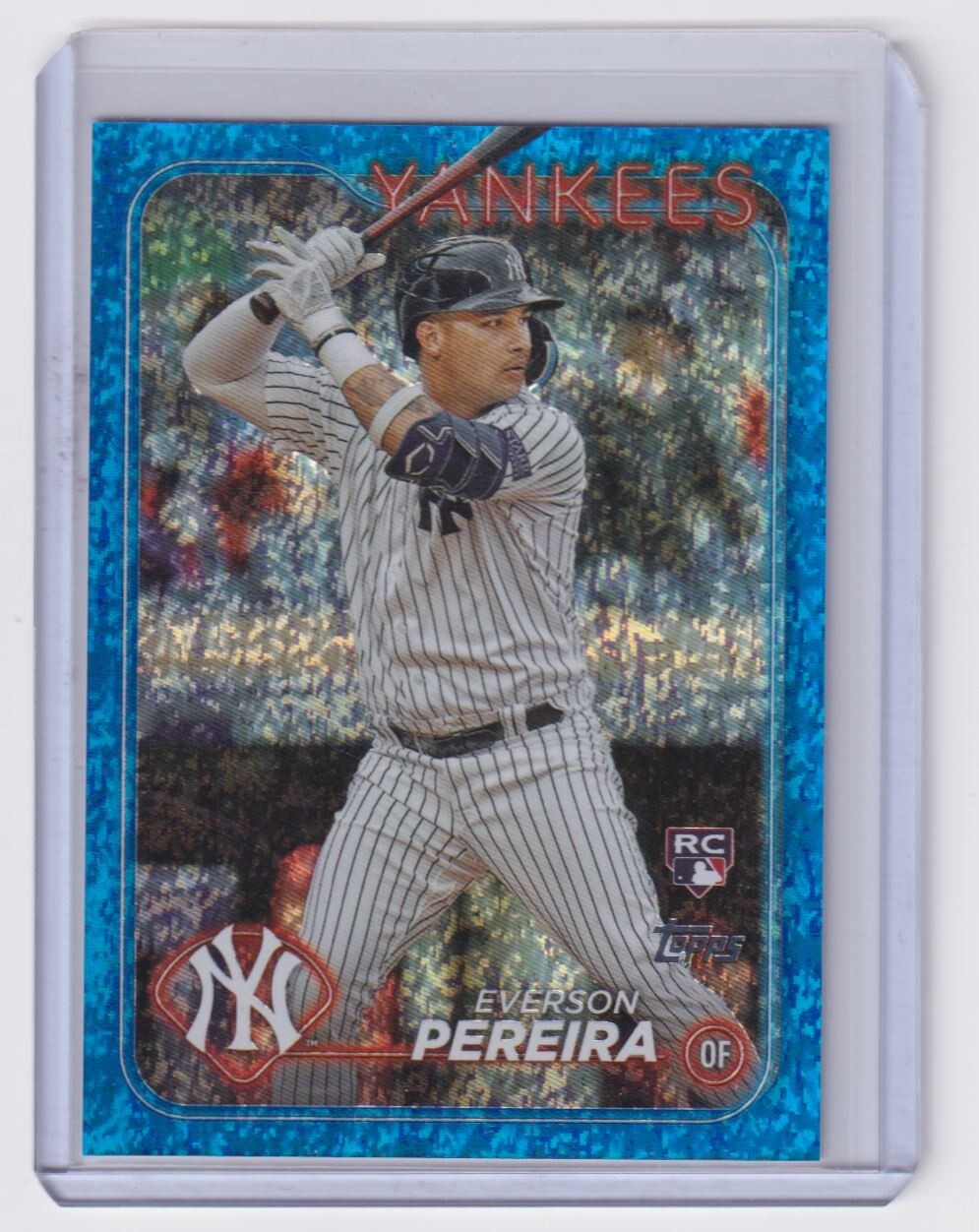 2024 Topps Series 2 Blue Foil Everson Pereira Rookie RC #461 /999