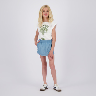 Vingino Girls T-Shirt Halia mit Motiv real white NEU F/S 2025 Gr. 164 / 14 Y