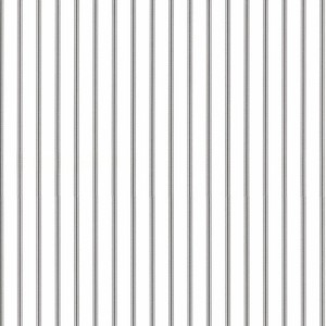 Ticking Stripe Wallpaper Black White Norwall Wallcovering Sy Ebay