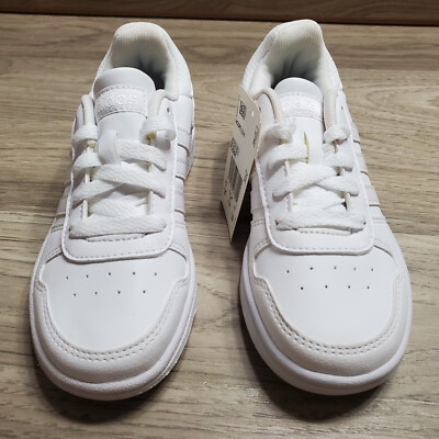 Adidas Hoops 2.0 Trainers Sneakers White 13 Kids- Low Top - F35891 | eBay