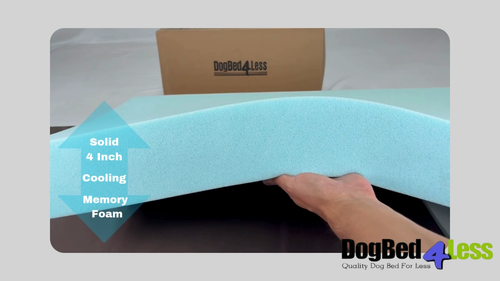 Waterproof Large Orthopedic MEMORY FOAM Pad Pet Dog Bed 41"X27"X4" 42"X28" Crate - Video 1 of 1