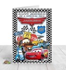 Personalised CARS Birthday Card - LIGHTNING MCQUEEN - ANY Name Age & Relation