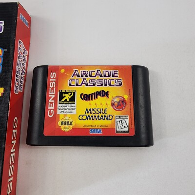 Arcade Classics (Sega Genesis 1996) Centipede/Missile Command/Pong