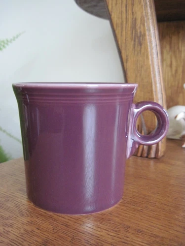 Fiesta Mug Retired Heather Purple Ring Handled Tom and Jerry Mug