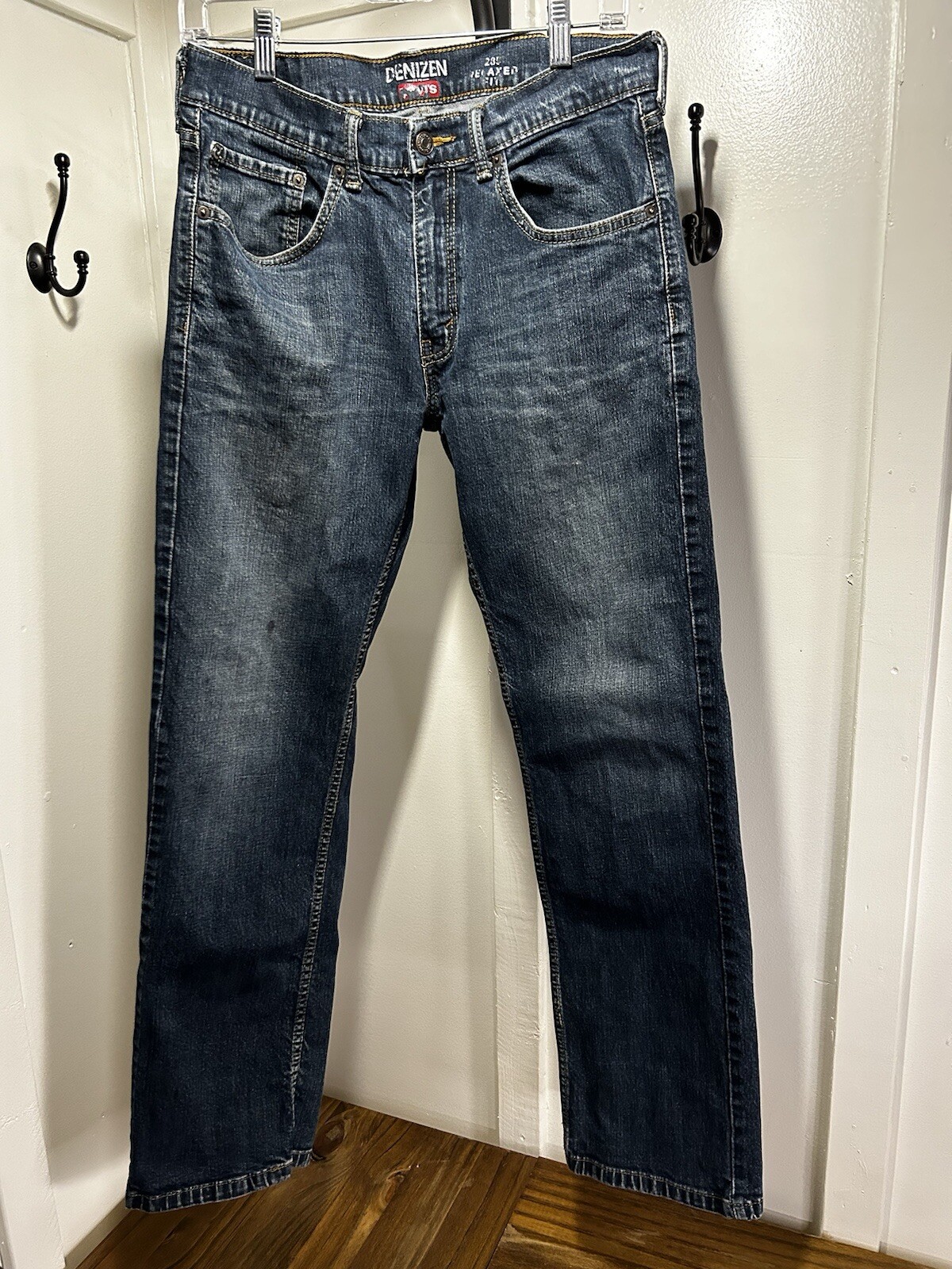 Denizen Levi's NEW NWT Mens 285 Relaxed 42x32 Light Blue Denim Jeans