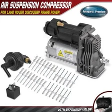 Air Suspension Compressor w/expansion valve for Land Rover Discovery Range Rover
