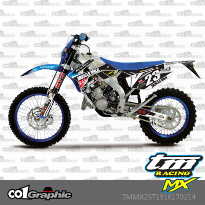 GRAPHICS DECALS STICKERS KIT FOR TM Racing 2T 2 STROKE MX/EN/SMR 2015-2021