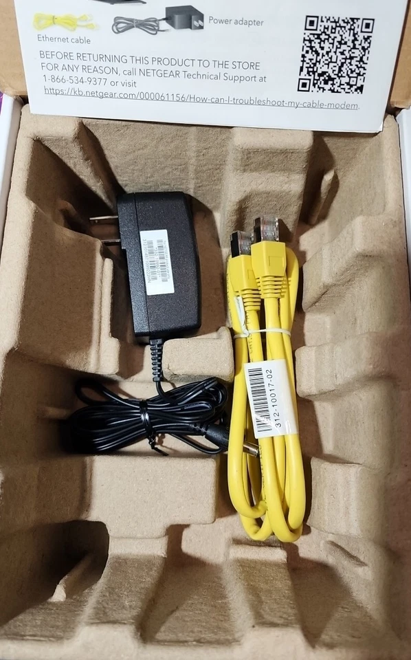 NETGEAR CM700-100NAS High Speed Cable Modem DOCSIS 3.0 32x8 Xfinity Spectrum Cox - Image 3 of 3