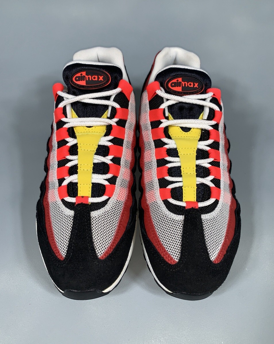 Nike Air Max 95 Essential Black Red White AT9865-101 Men's 6
