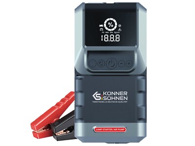 Könner & Söhnen KS JSP-1300 Starthilfe 1300A Kompressor Booster Powerbank 12V