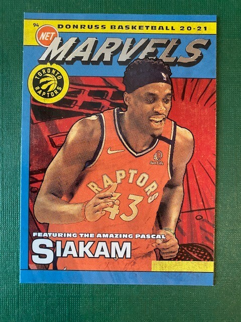 2020-21 Panini Donruss Net Marvels Pascal Siakam #3 Toronto Raptors