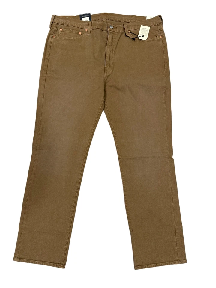 Jeans elásticos Levis 514 Premium calce recto color marrón mostaza 005141738 Foto 3 de 4