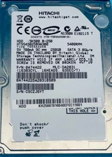 HTS545025B9A300 / 0A74422 Hitachi 250GB SATA 2.5 PN 0A74422 MLC DA28 Hard Drive+