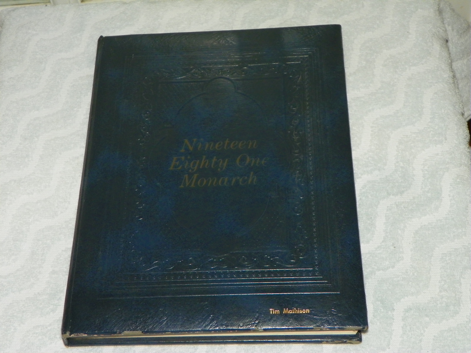 1981 BLOOMING GROVE SCHOOL Yearbook K 12 Monarch BLOOMING GROVE TEXAS